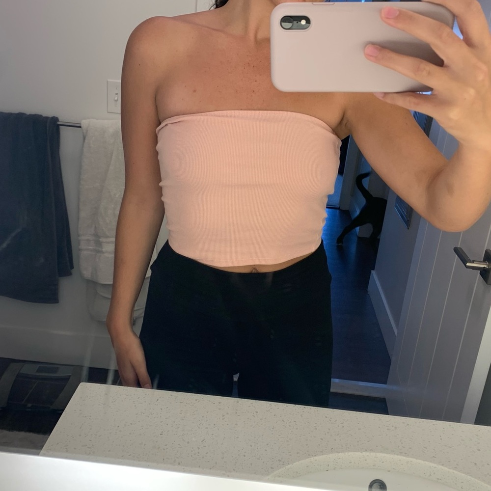 Pink Crop top